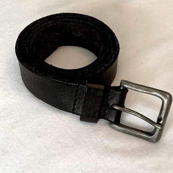 Lucky Brand Classic Black Leather Belt 